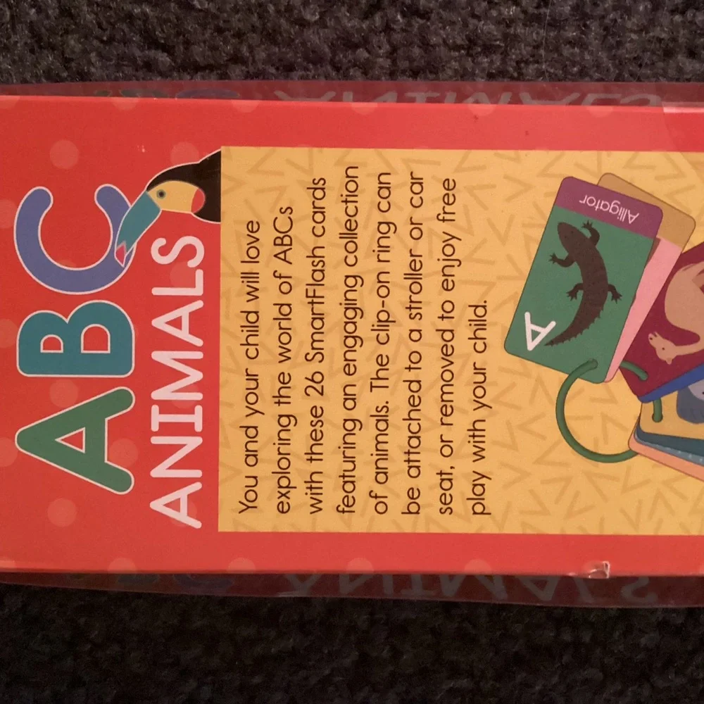 🐾 ABC Animals SmartFlash Cards – Educational Learning Set for Kids